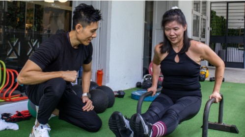 gym trainer in Singapore